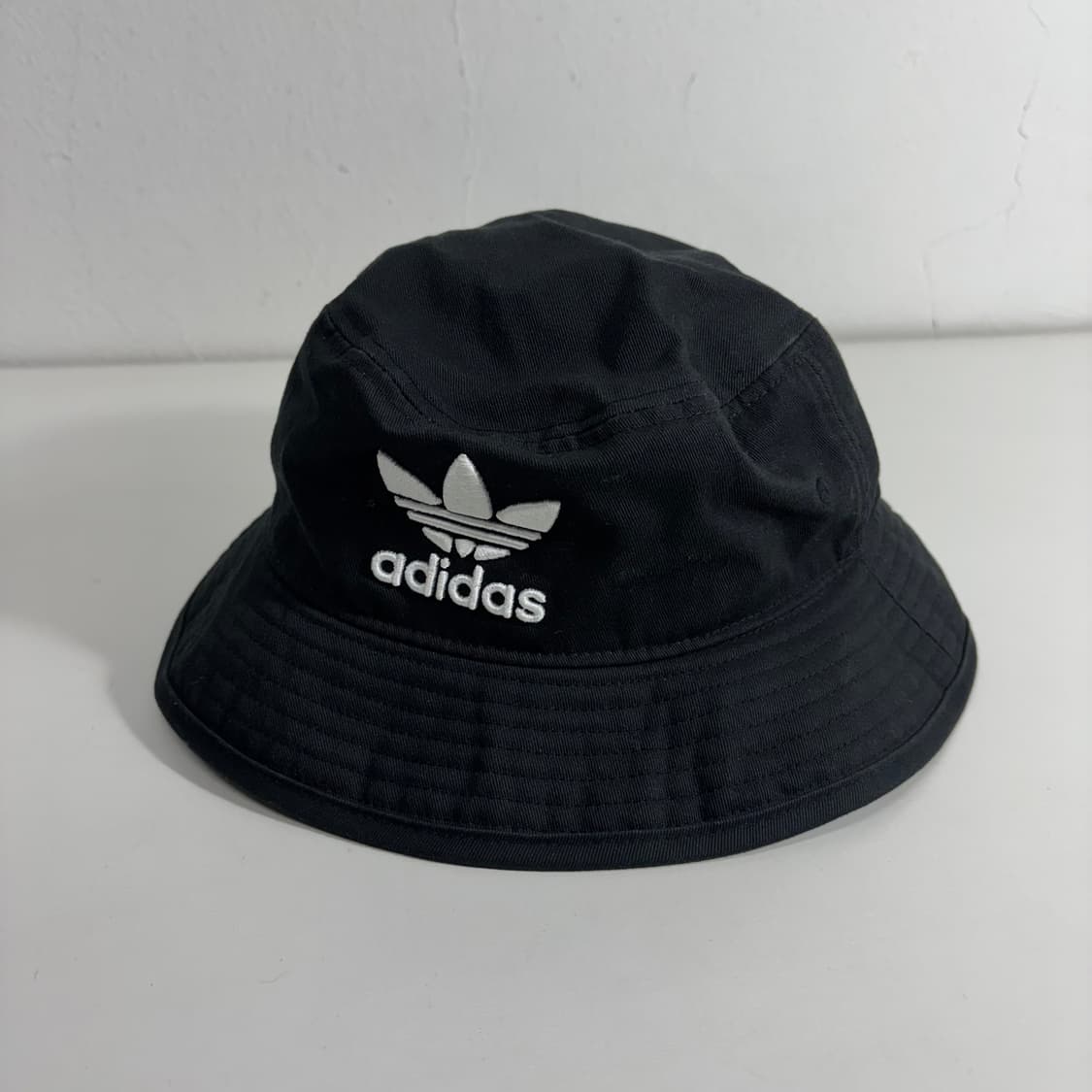 OS 아디다스 오리지날 블랙 불꽃로고 코튼 버킷햇 상품이미지1