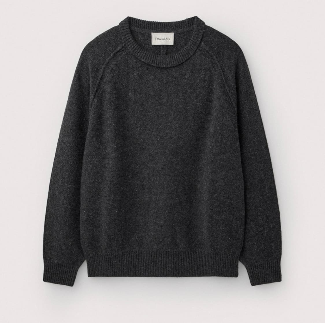 우마뭉 메리노울 챠콜그레이 니트 s 95 상품이미지1