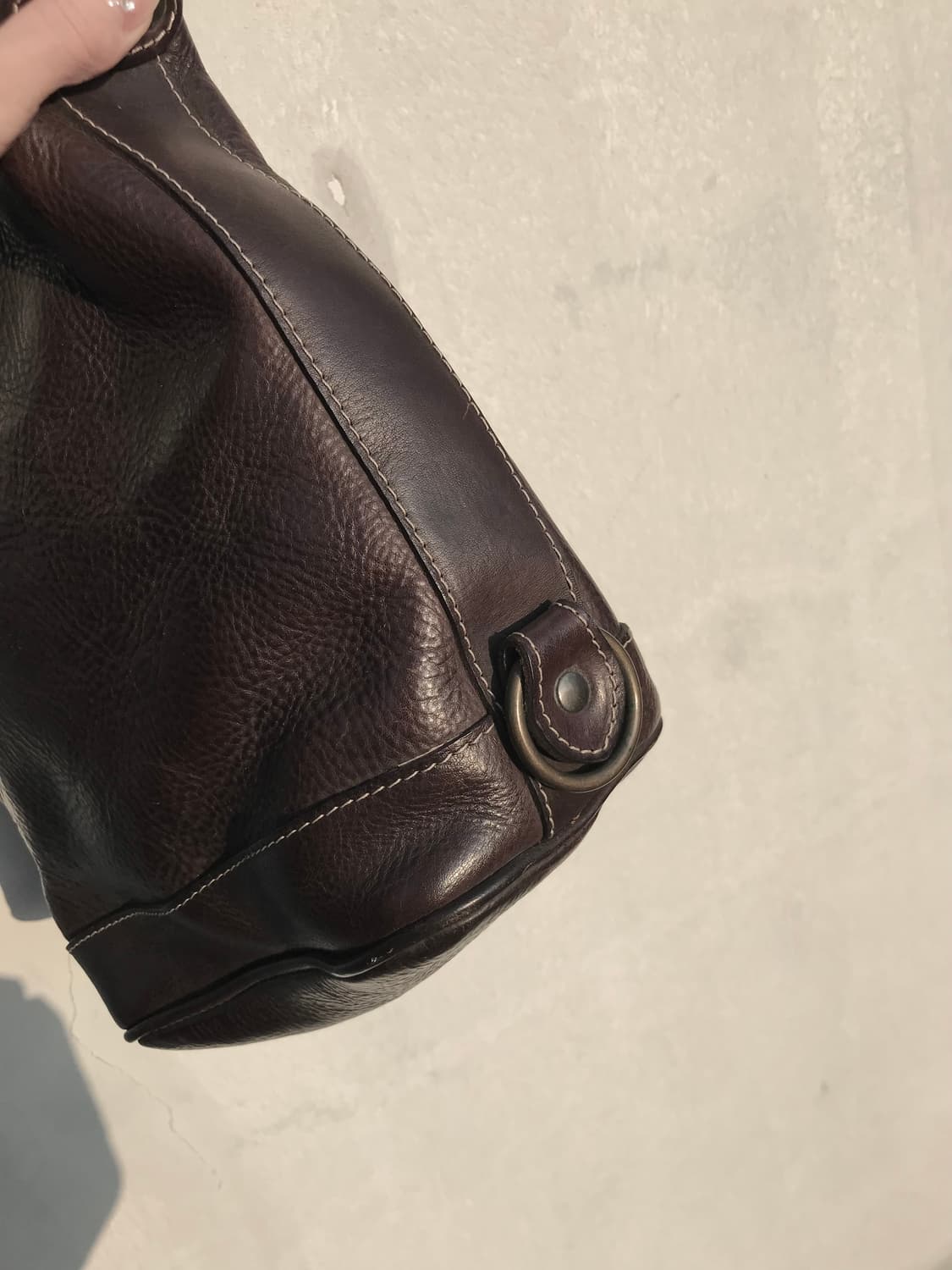 이태리 빈티지 가죽 가방 상품이미지2