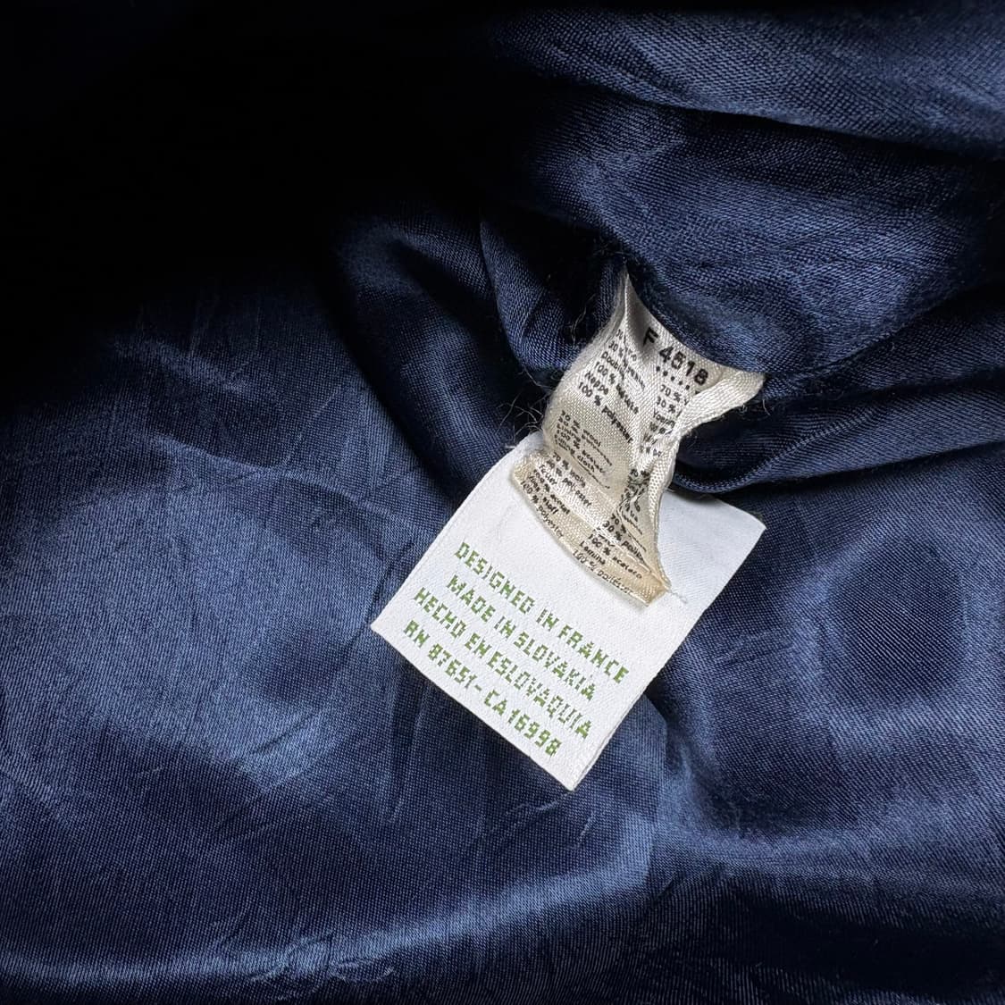 라코스테 90s 네이비 울 자켓 상품이미지4