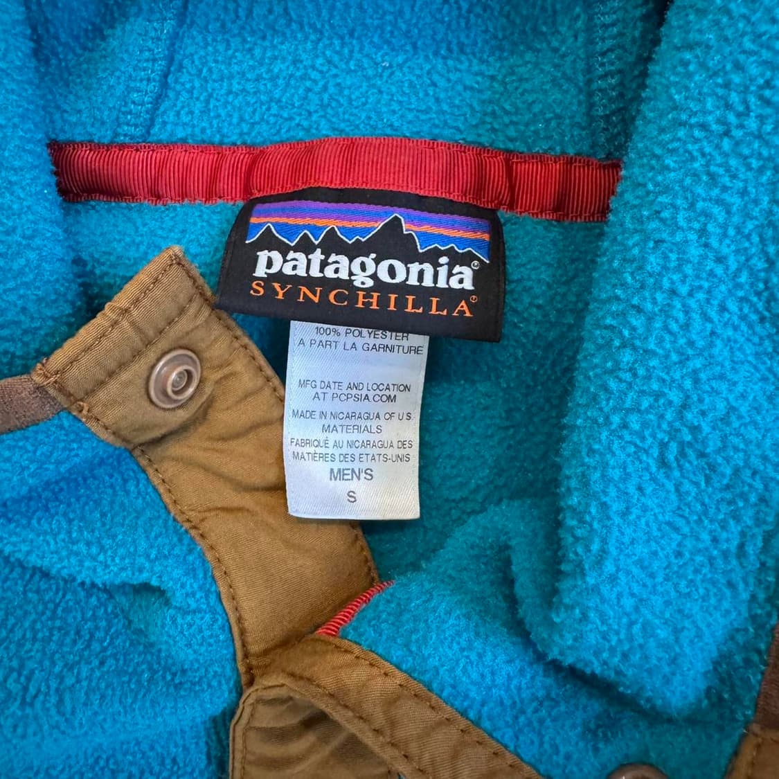 15FW 파타고니아 클래식 신칠라 스냅-티 후디 티얼/브라운 상품이미지2