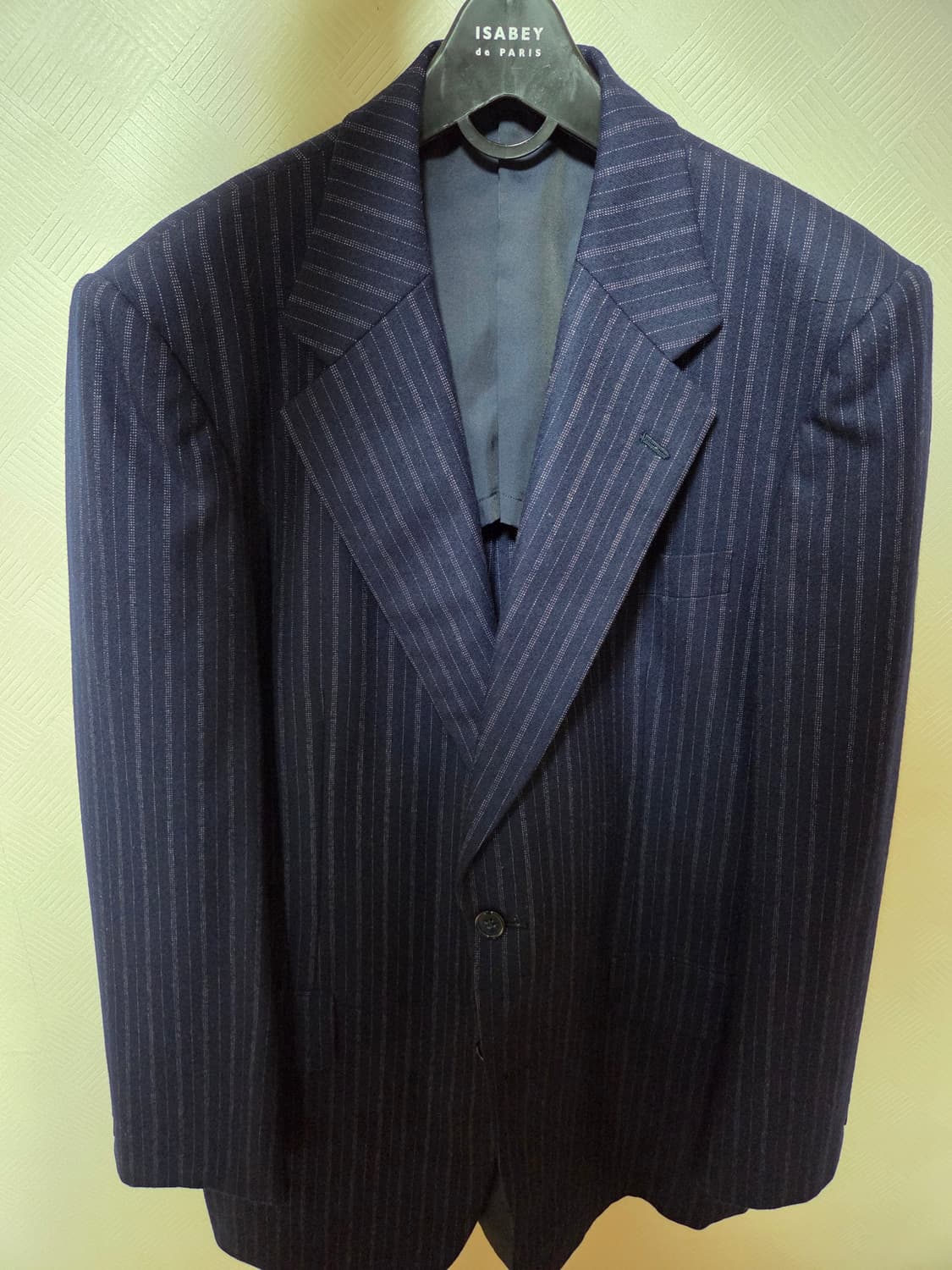 [107]Trojan Deluxe 울100 네이비스트라이프 블레이저 맞춤 상품이미지9