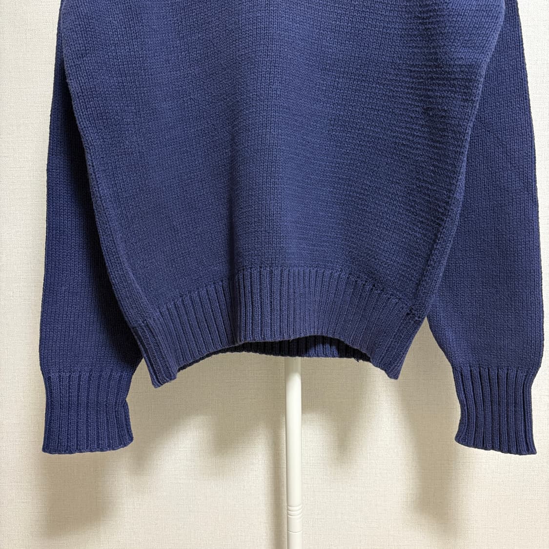 폴로 랄프로렌 V넥 코튼 니트 / 네이비, 100 상품이미지3