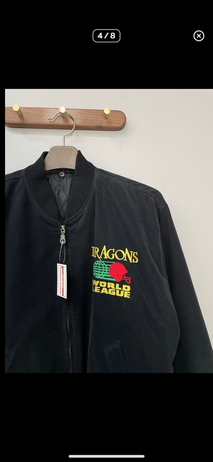 빈티지 블랙 봄버자켓 A2937 상품이미지3