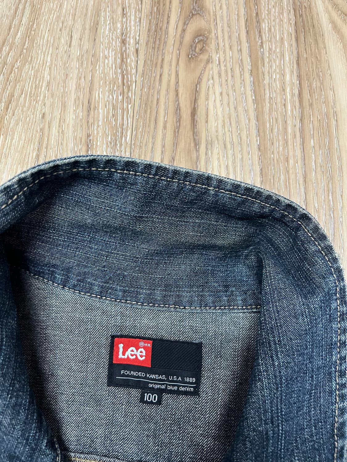 90s Lee 트러커 데님 자켓 100 상품이미지3