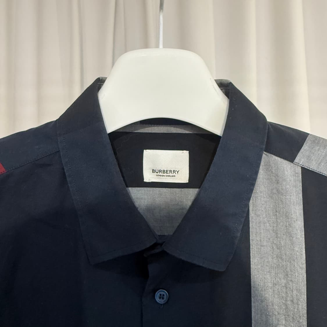 (2XL) 버버리 아카이브 체크 신형 코튼 셔츠 XXL  상품이미지3