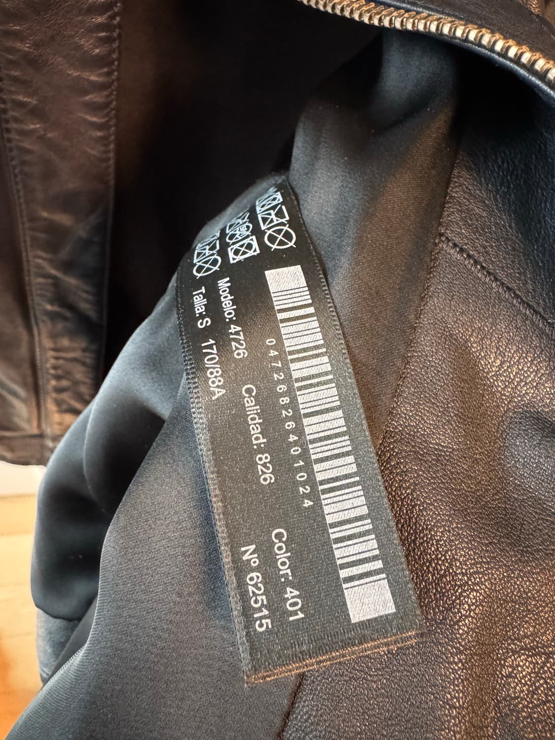 마시모두띠 Massimo dutti 가죽자켓 (s 사이즈) 상품이미지8