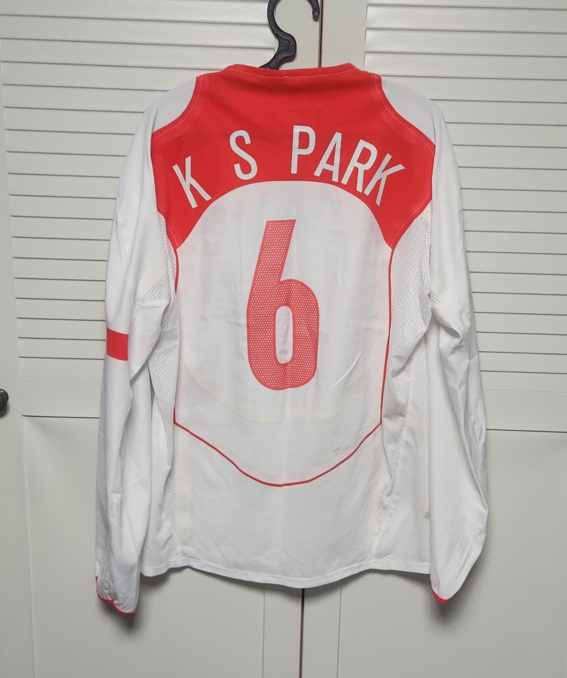 04-06 대한민국 어웨이 지급용 긴팔 나이키 유니폼 상품이미지3