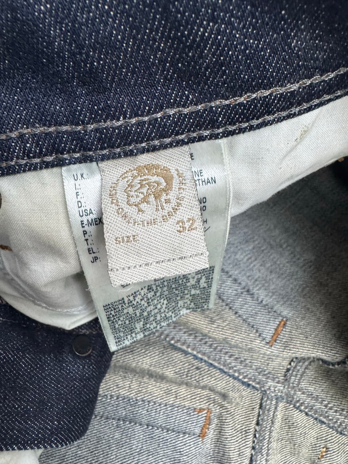 •디젤 TEPPHAR 슬림 캐롯 데님 팬츠 진청 상품이미지9