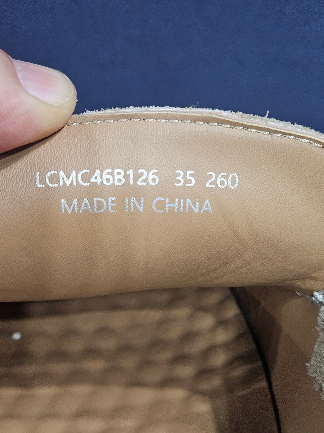 엘칸토 베이지 남성 265 세무 로퍼  상품이미지10