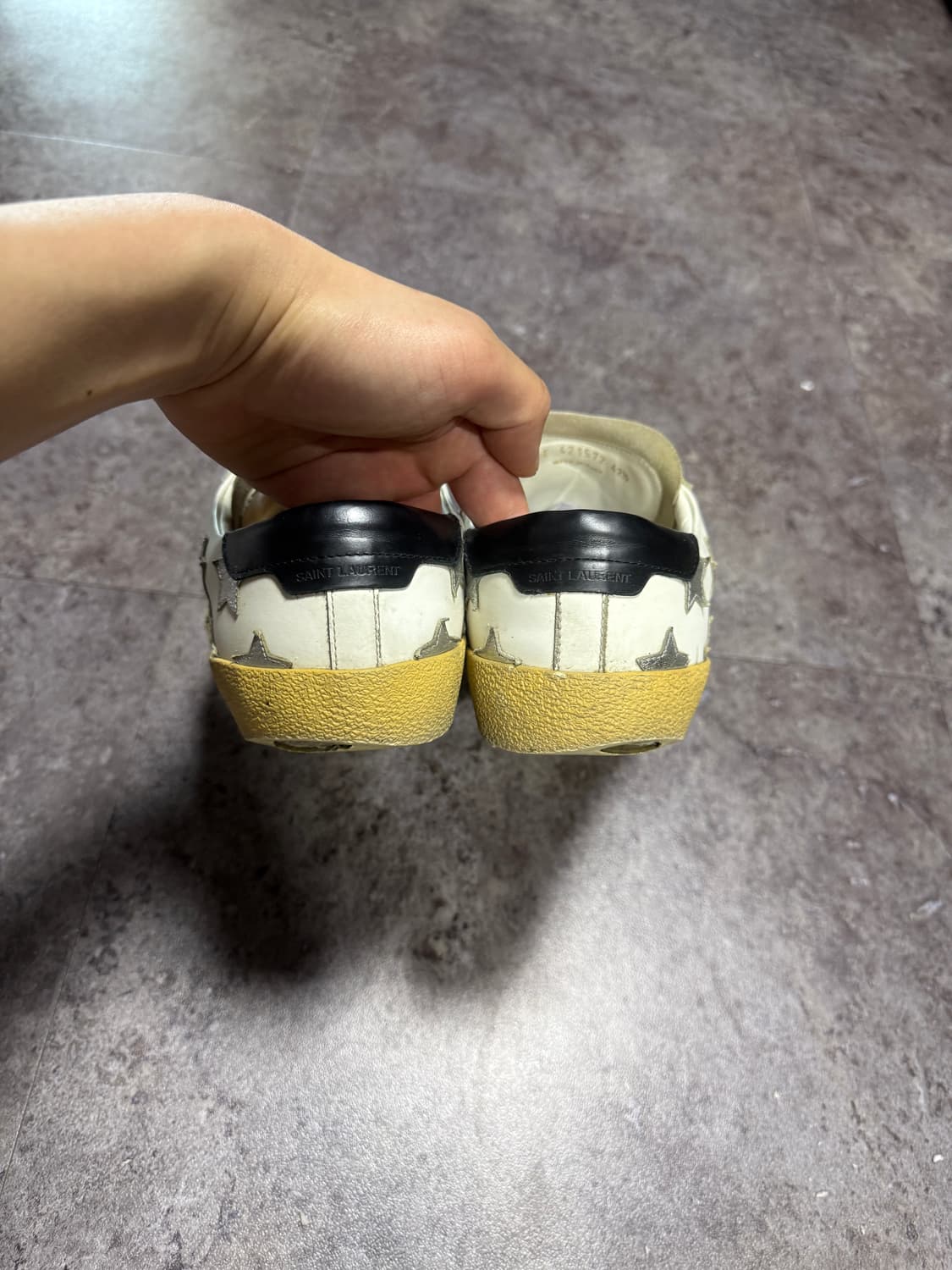 생로랑 스타패치 스니커즈 42.5 상품이미지3