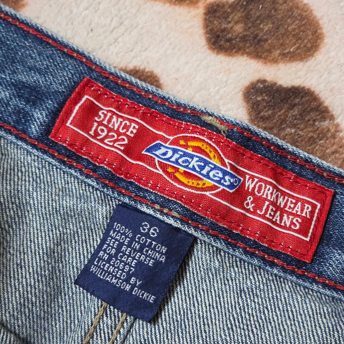 디키즈 백 포켓 중청 데님 팬츠 상품이미지8