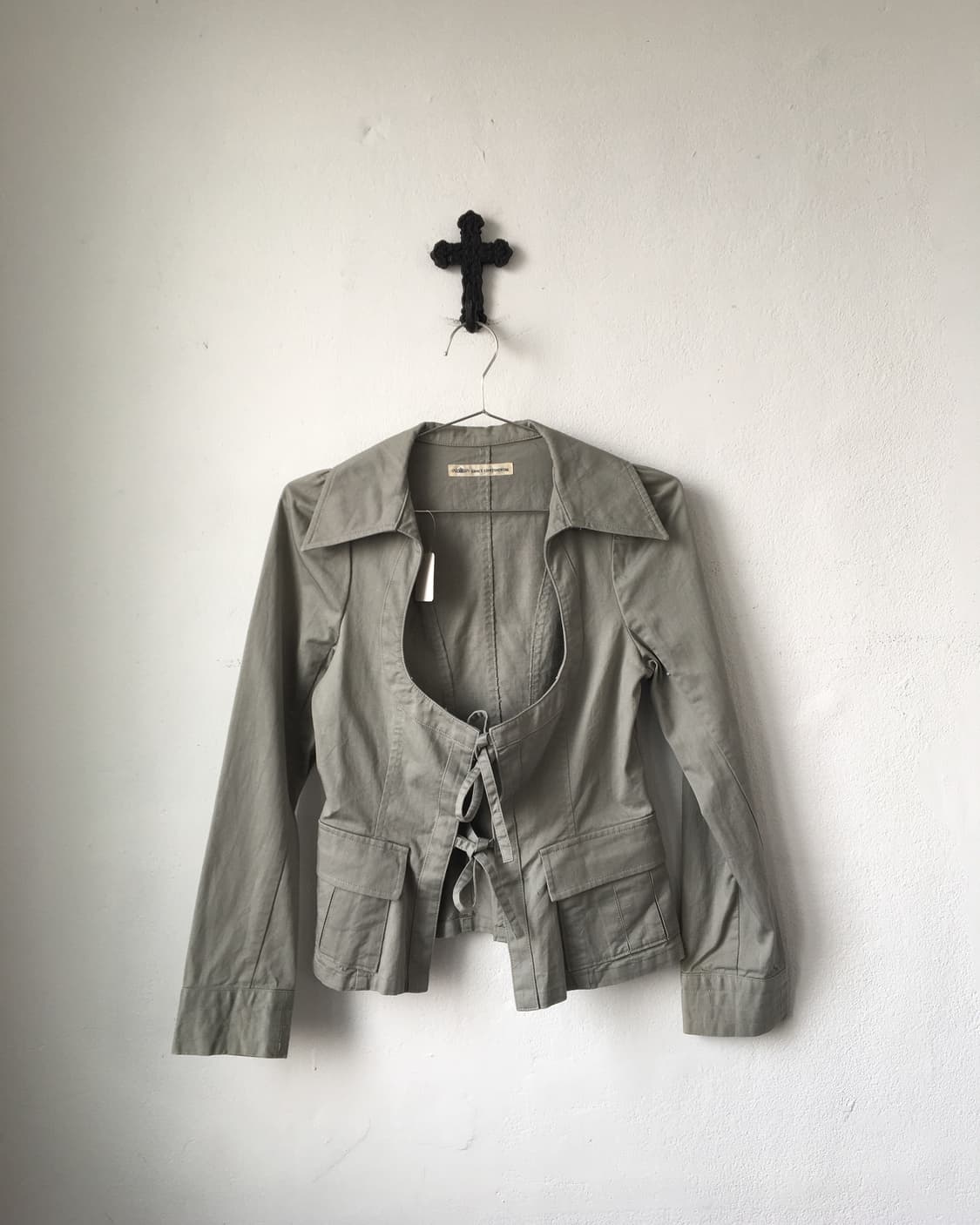 Tied point shirt jacket 상품이미지2