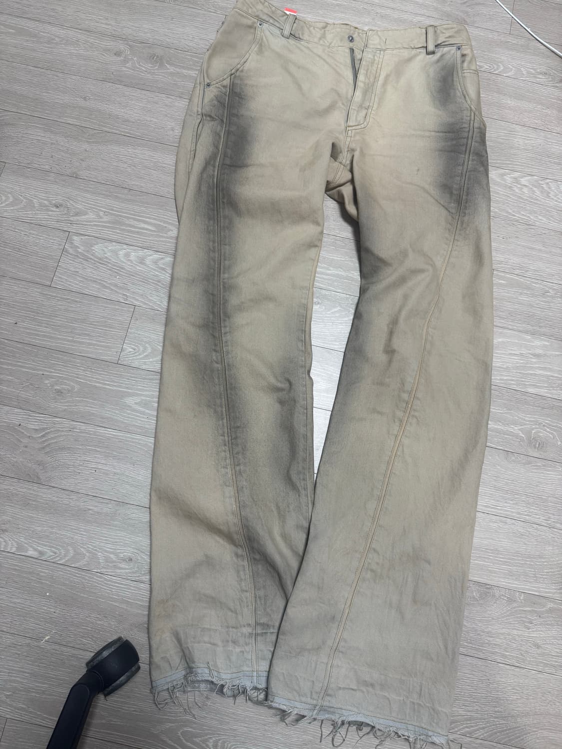 [S] 엑슬림 xlim ep6 06 트라우저 팬츠 샌드베이지 상품이미지2