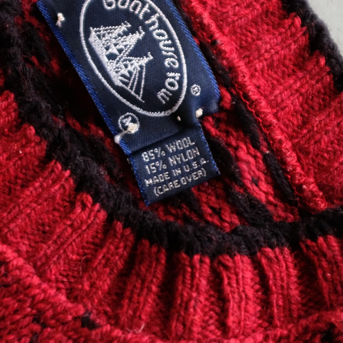 1980's Made In USA Boat House Wool  상품이미지4