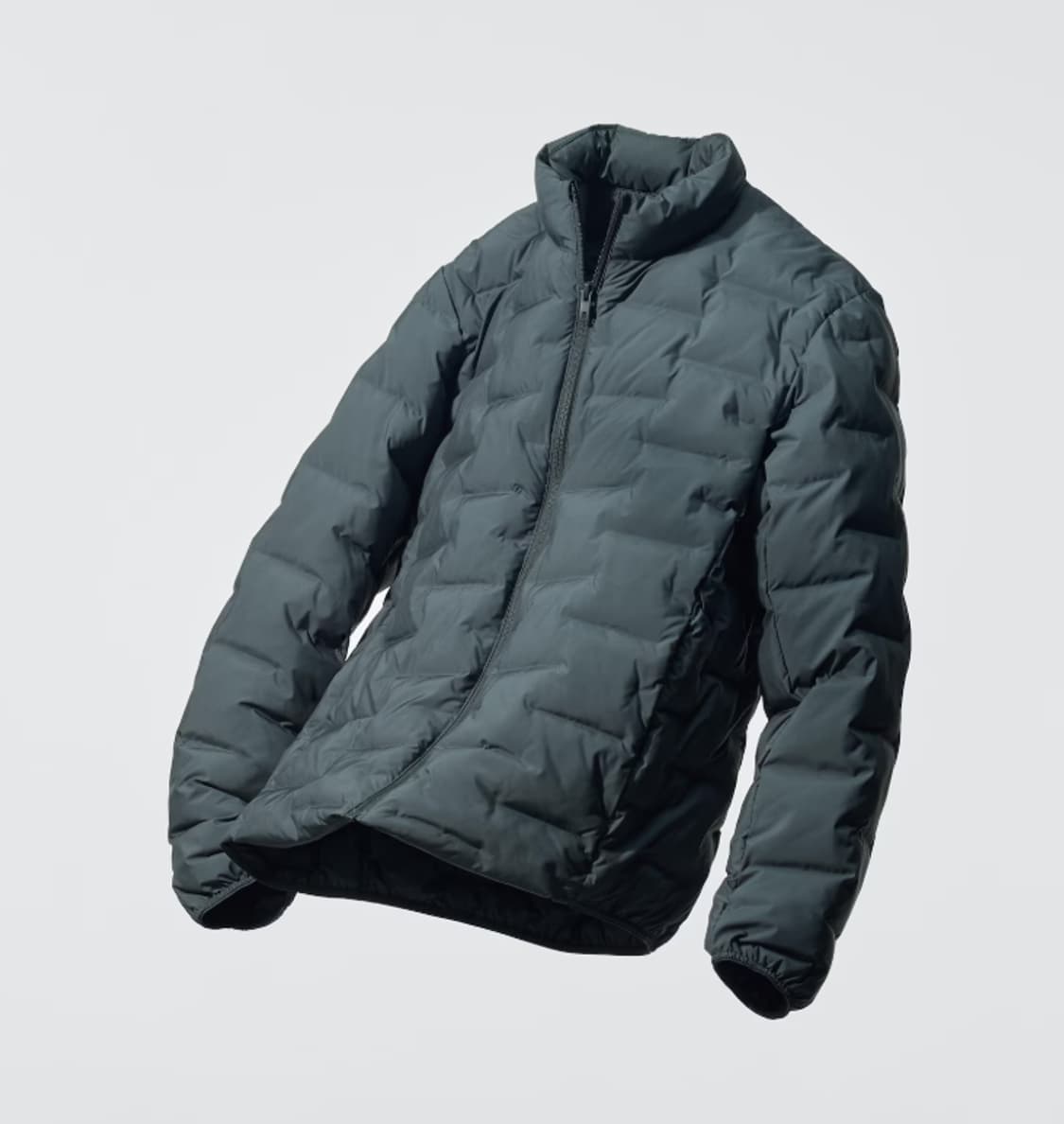 L 새제품) 유니클로 경량 패딩 퍼프텍 퍼프테크 논퀼팅 블랙 일본판 상품이미지8