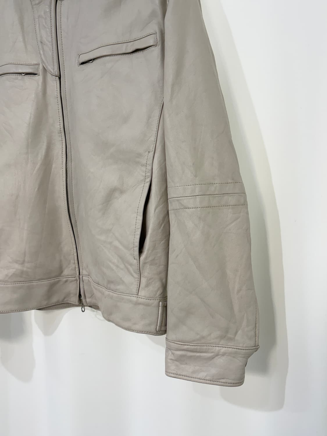 FULLHOUSE  2wayzipper sheepleatherjacket 상품이미지3