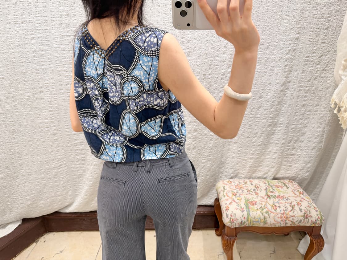 stud lined sleeveless 상품이미지2