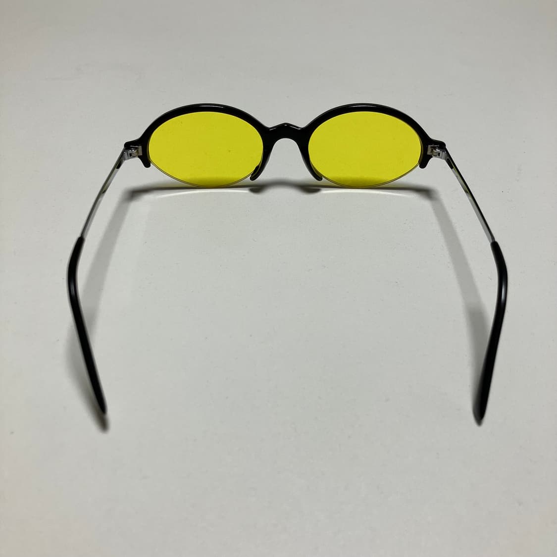 반무테 빈티지 선글라스 black yellow 상품이미지4