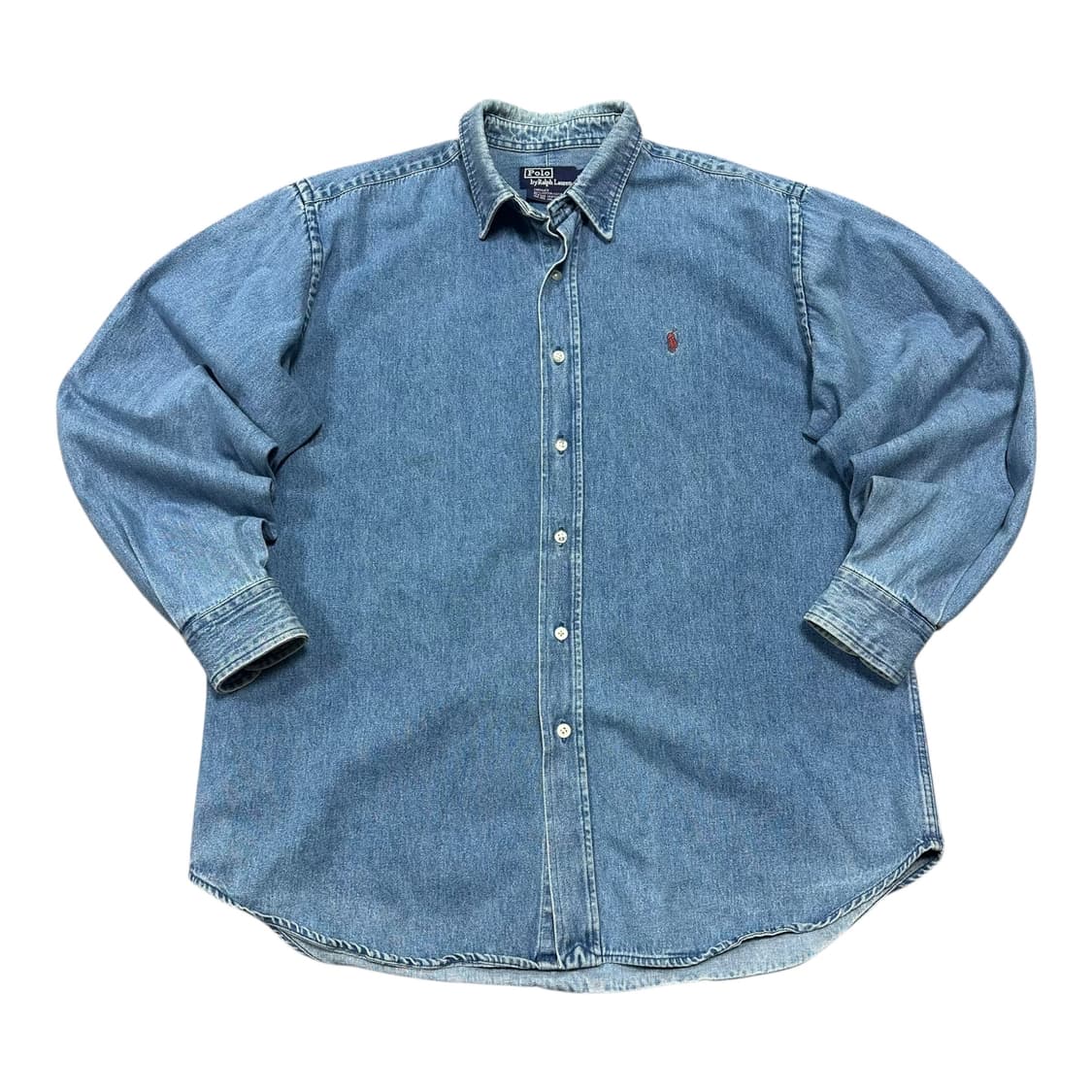 ✨ (바배) 폴로 랄프로렌 올드스쿨 데님 셔츠  상품이미지1