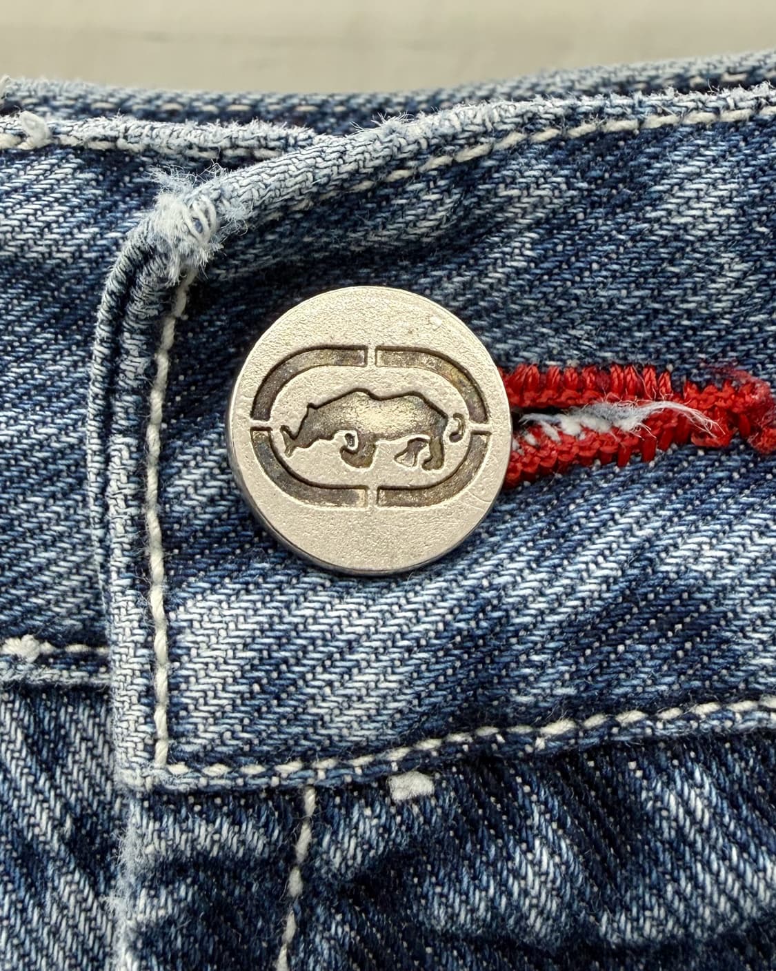 에코 언리미티드 00s 와이드 인디고 데님 팬츠 상품이미지8