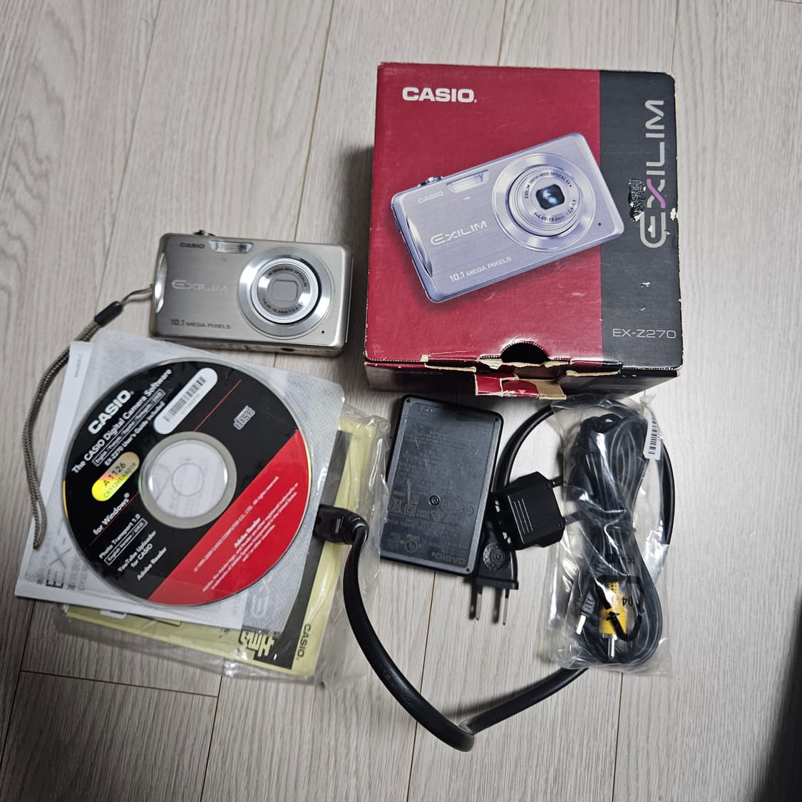 (박스셋) 카시오 엑슬림 EX-Z270 빈티지 디카 디지털카메라 상품이미지2