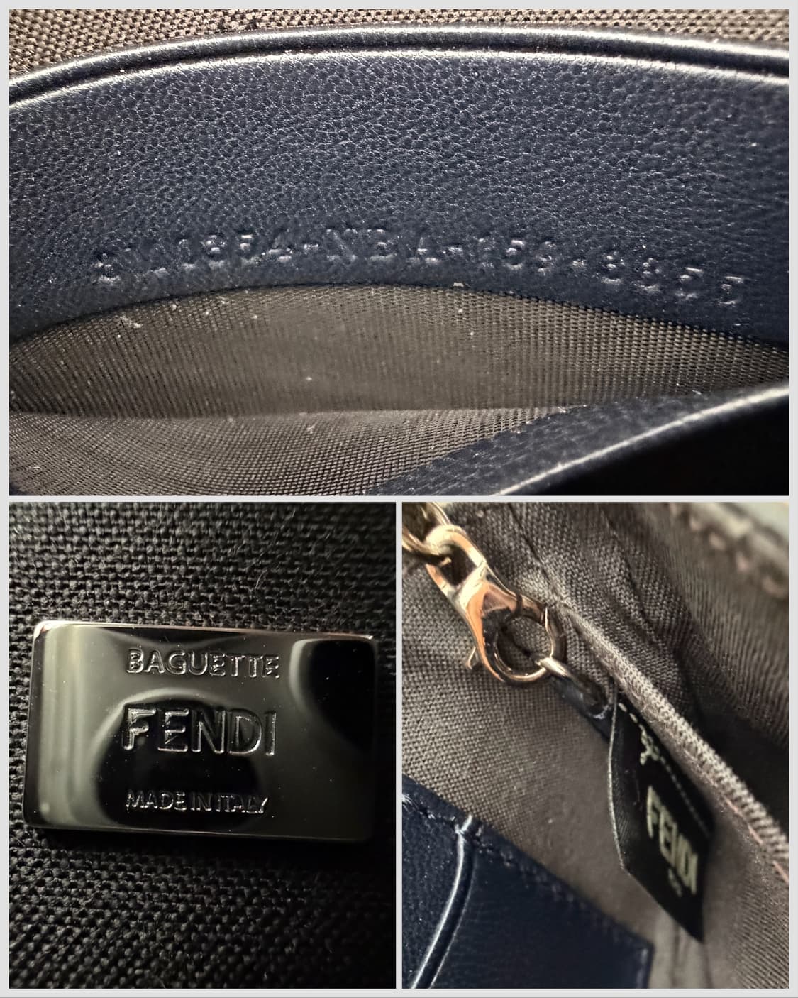 펜디 마이크로 바게트 나파 레더 체인 크로스백 상품이미지6