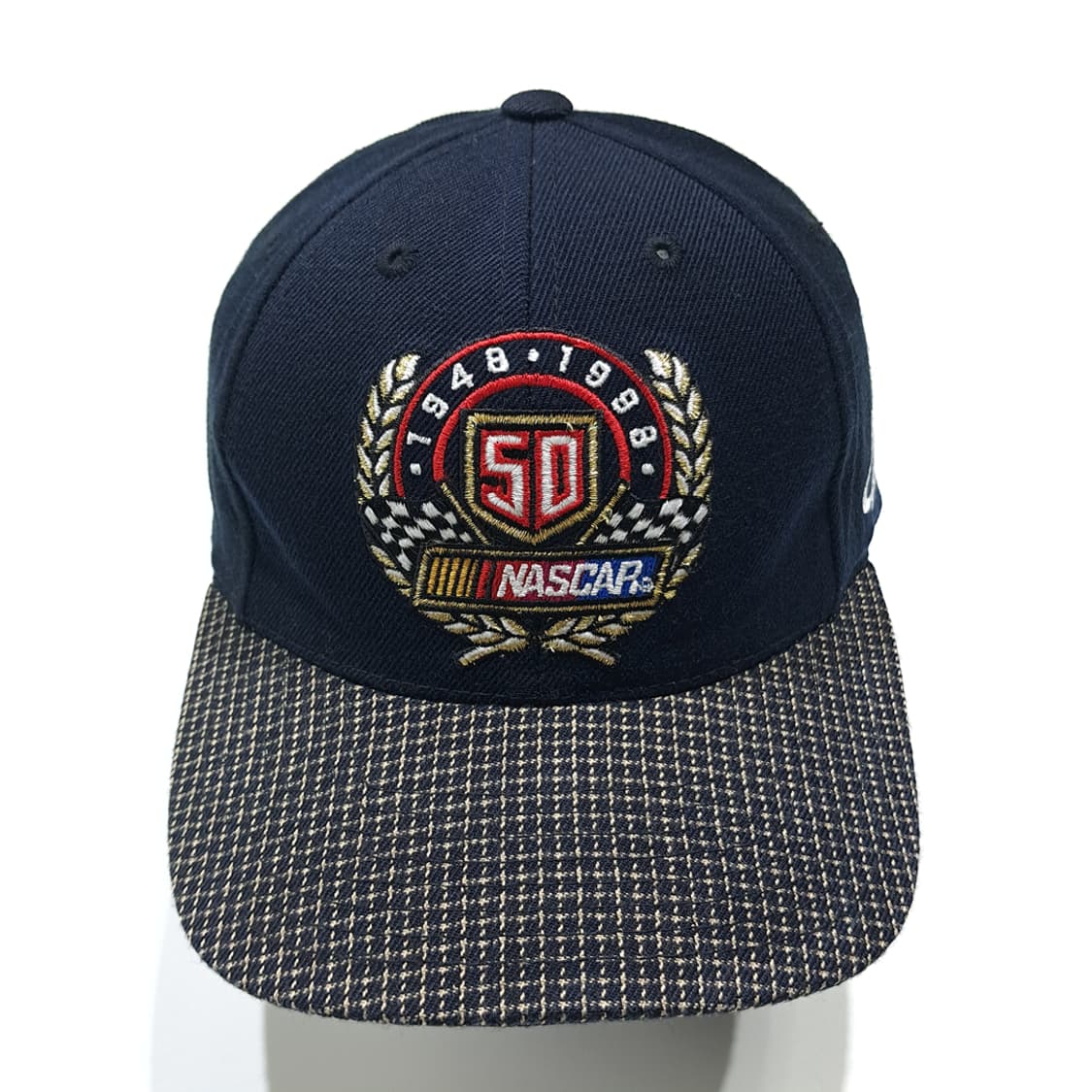 로고애슬레틱 1998 나스카 50주년 체크챙 네이비 볼캡 P2061 상품이미지3
