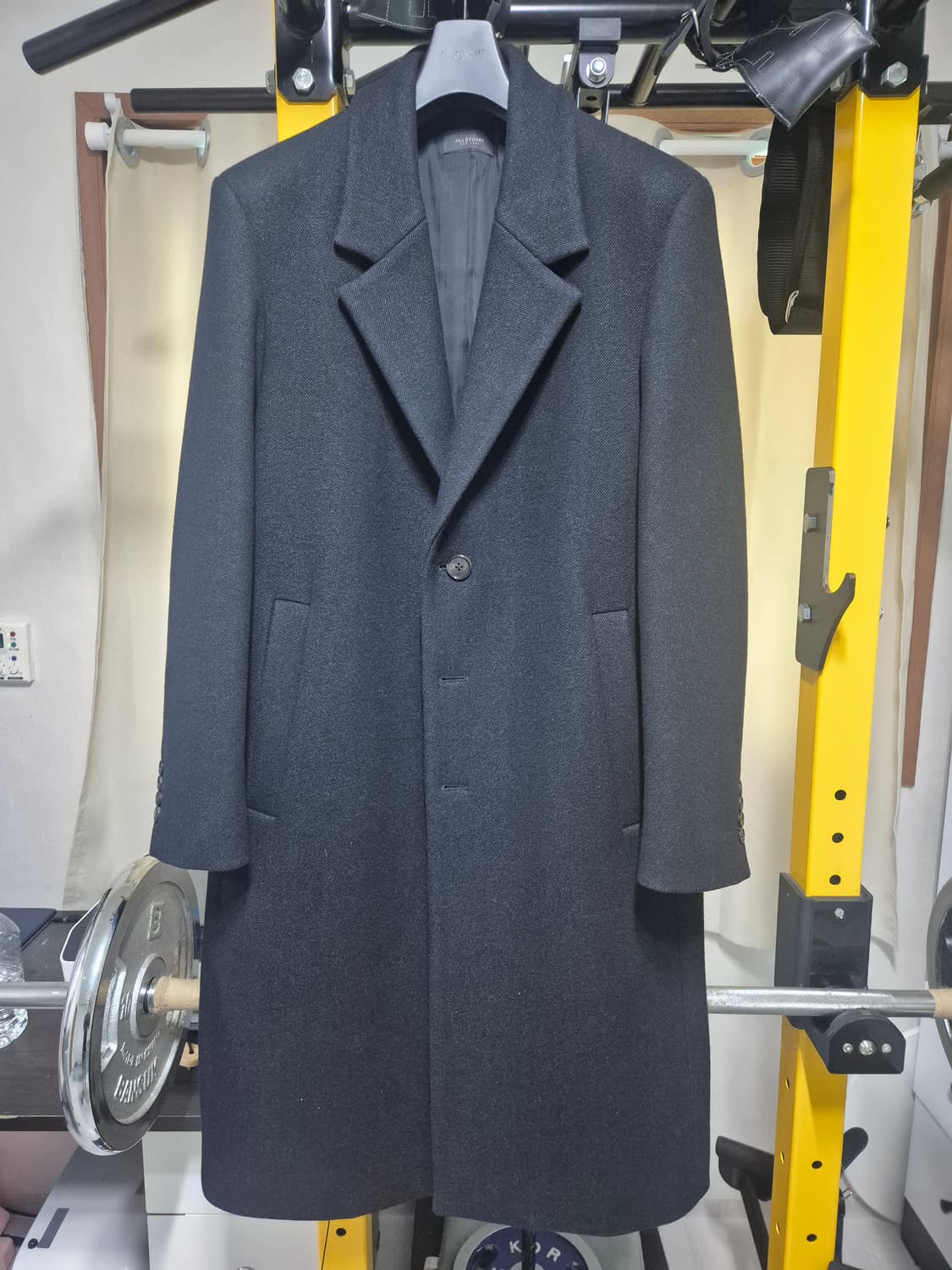 [M]질스튜어트뉴욕 울실크 싱글코트 상품이미지1