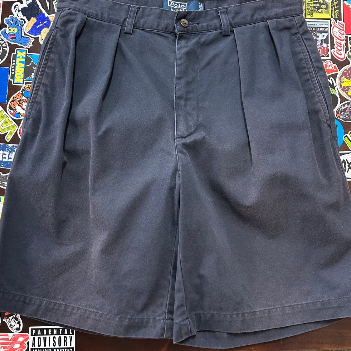 90s 폴로 랄프로렌 페이디드 타일러 치노 쇼츠 32 상품이미지4