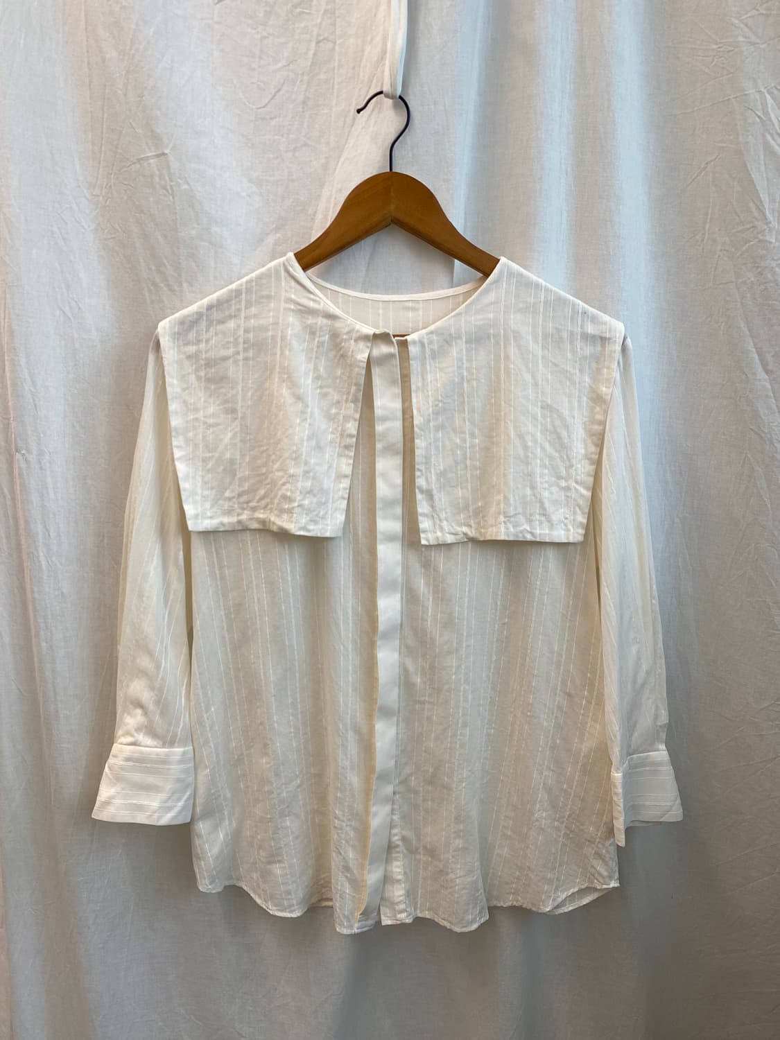 스퀘어카라 블라우스(M) 상품이미지3