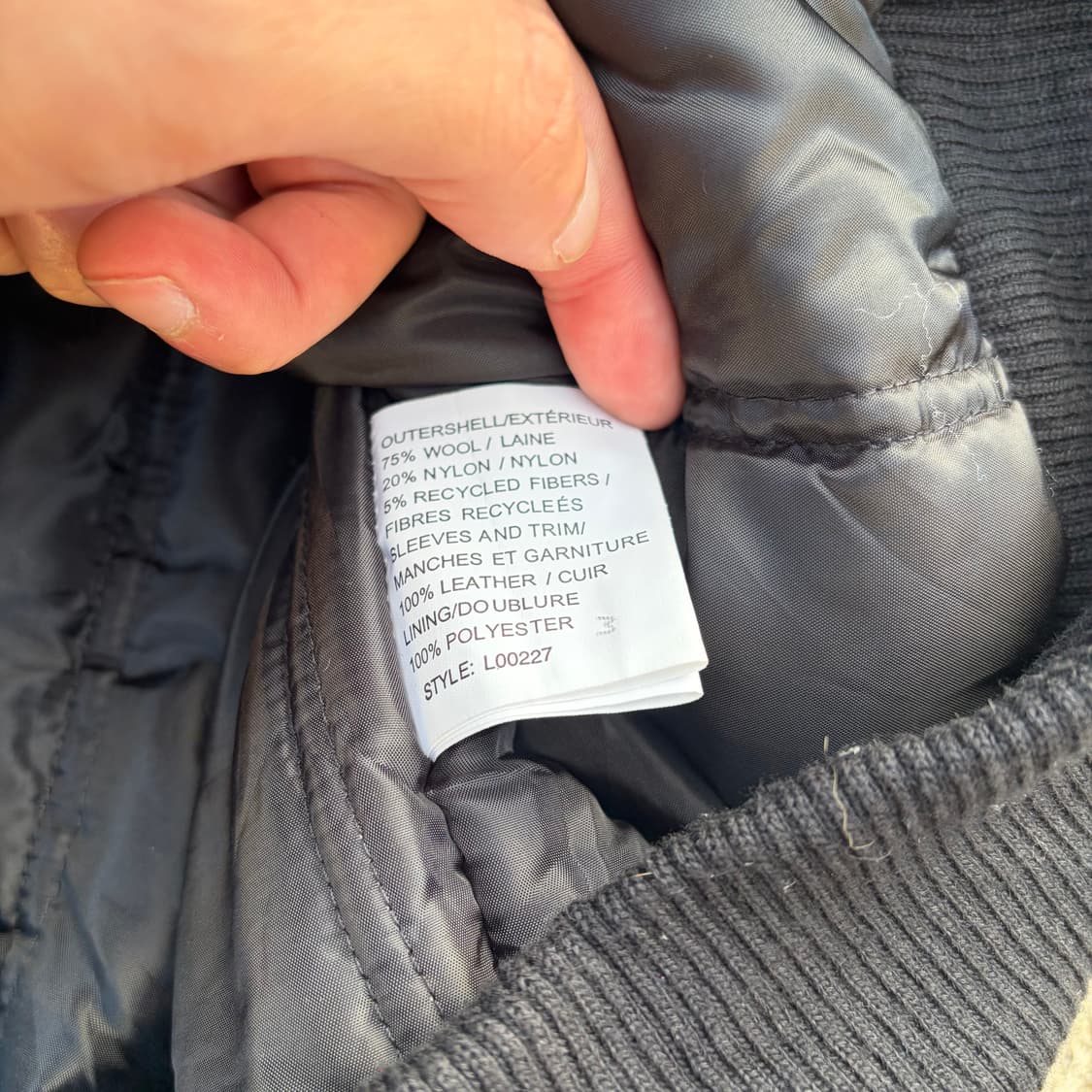 00s CANADA 빈티지 울 바시티 자켓 2XL 상품이미지6