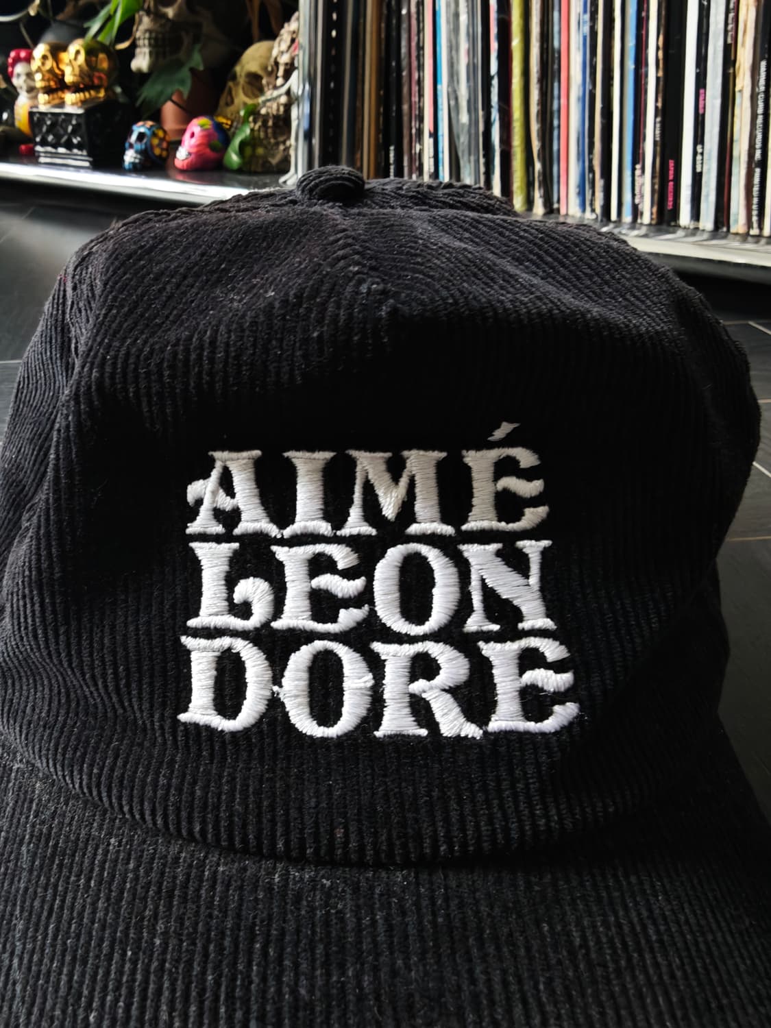 에임레온도르 코듀로이 볼캡 블랙 상품이미지2