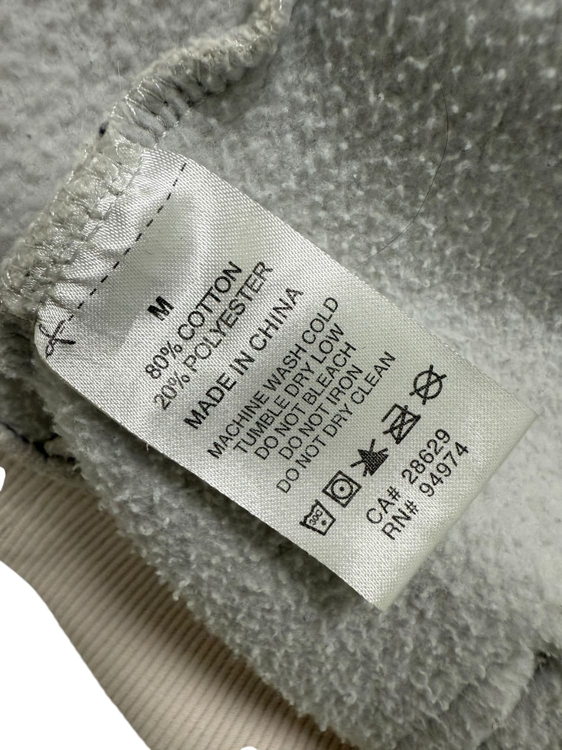 스투시 아이보리 로고 후드집업 상품이미지9