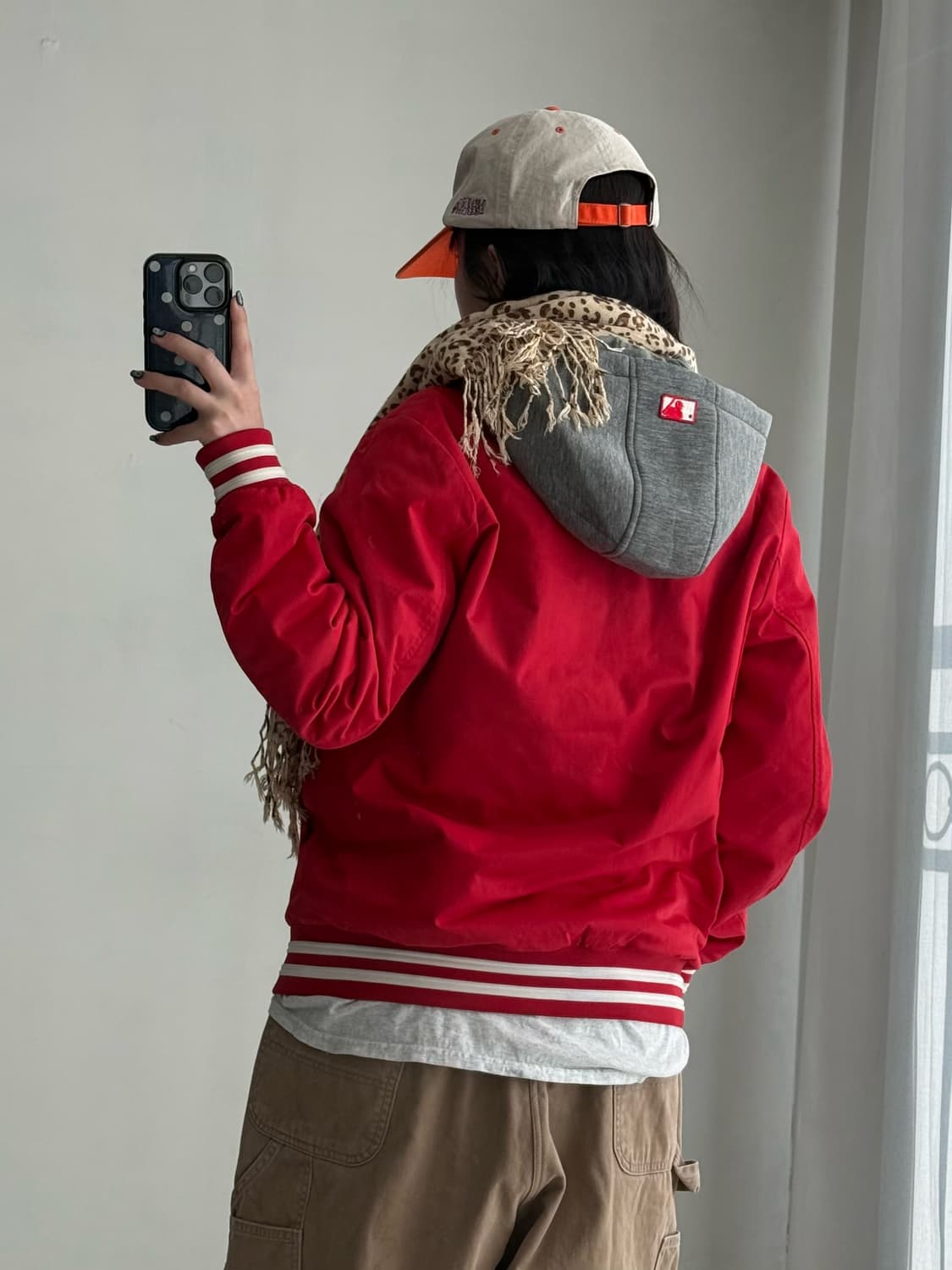 엠엘비 양키즈 레드 바시티 자켓 상품이미지3