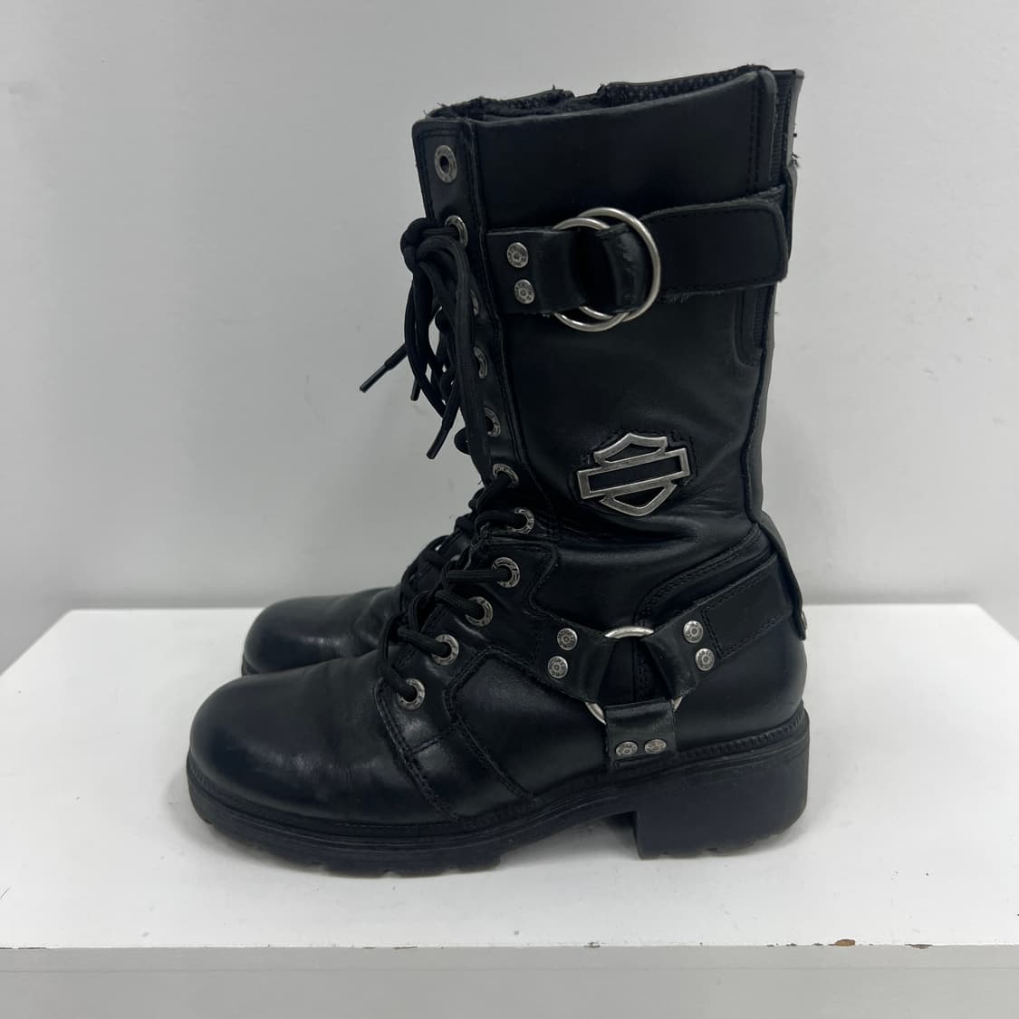 할리데이비슨 에다 10 레이스업 모터사이클 부츠 250 상품이미지4