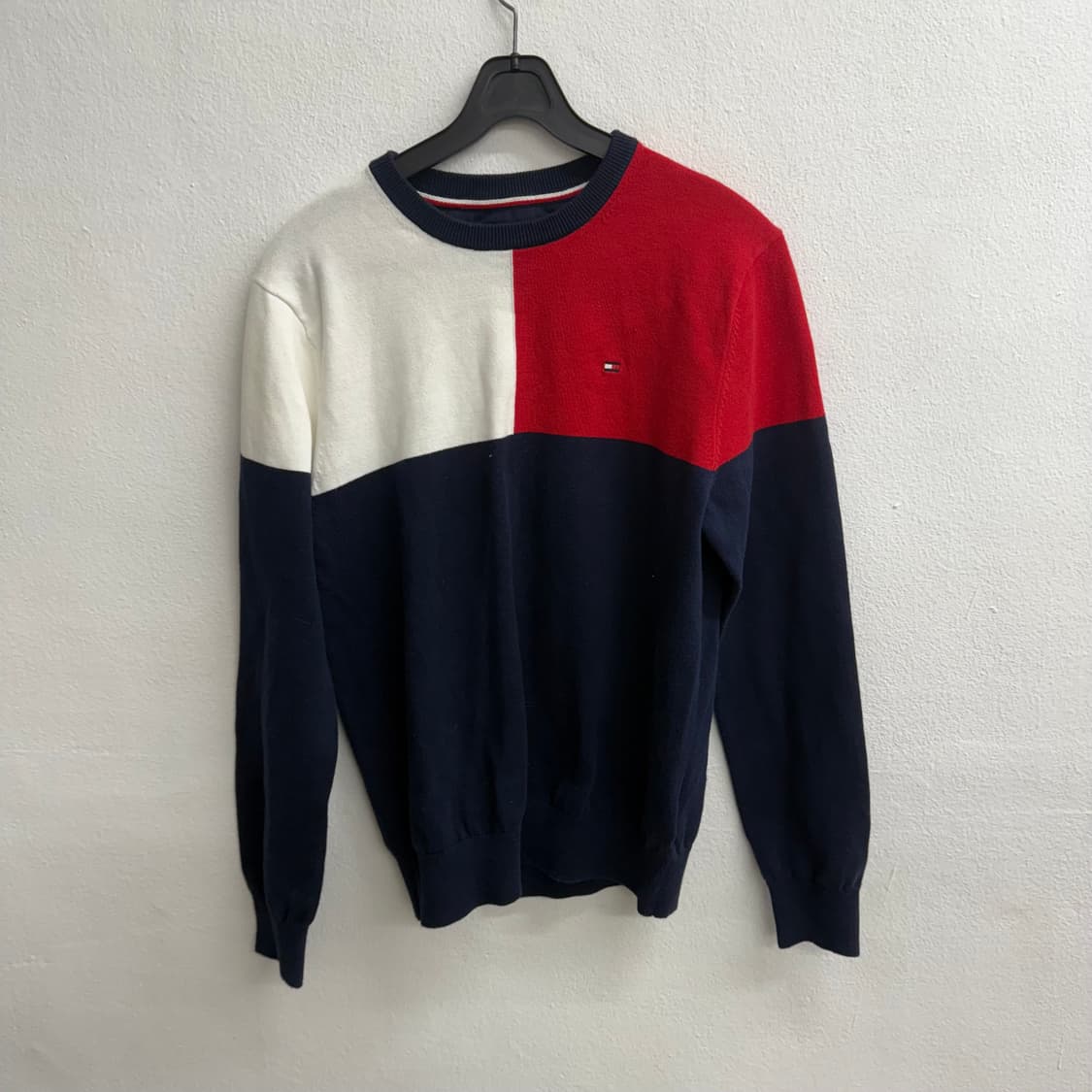 타미힐피거 칼라블록 3색 니트 xs 상품이미지1