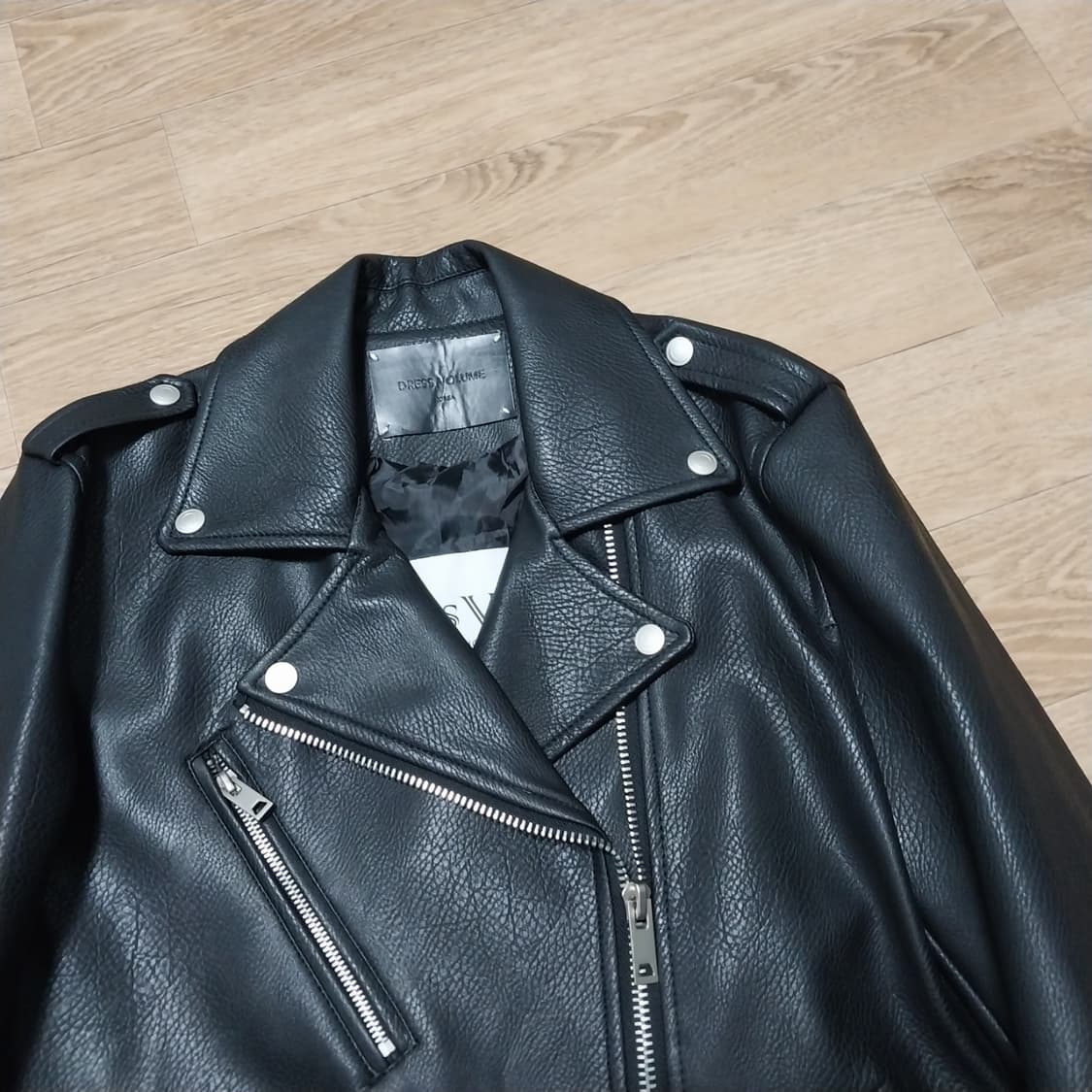 인조가죽 라이딩 자켓 남성95  상품이미지4