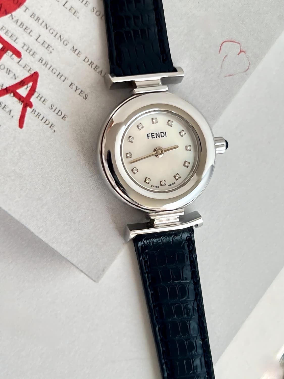 펜디 쉘 다이얼 12p 다이아 시계 / 정품감정 . 케어  상품이미지5