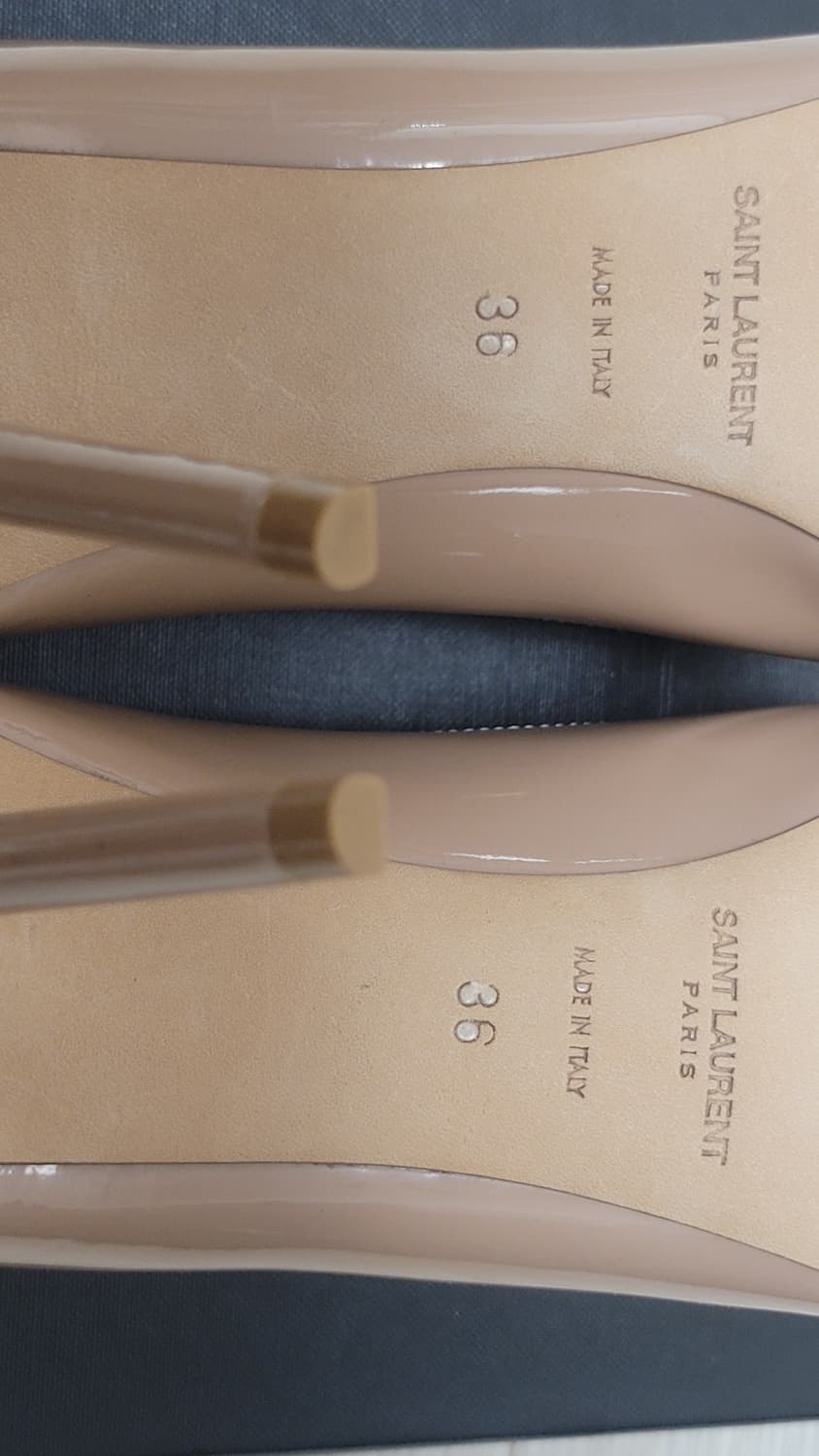 생로랑 ANJA 85 페이턴트 누드 36 사이즈 판매합니다. 상품이미지7