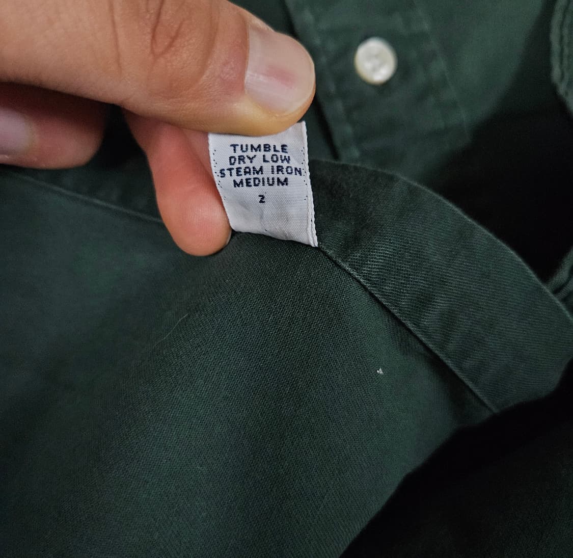 폴로 랄프로렌 딥그린 옥스포드 셔츠(급처) 상품이미지6