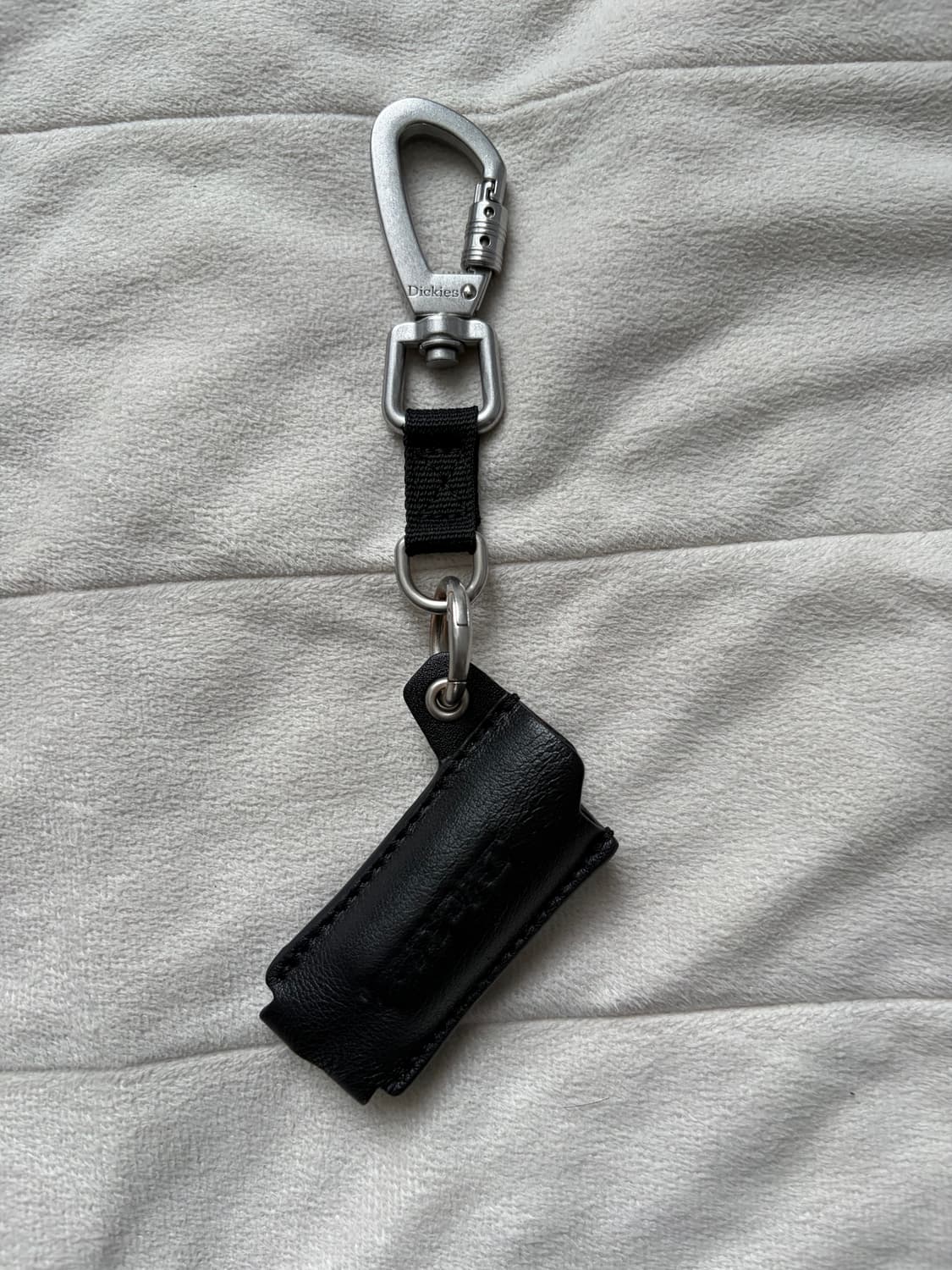 디키즈 카우 레더 라이터 케이스 키링 Black 상품이미지3