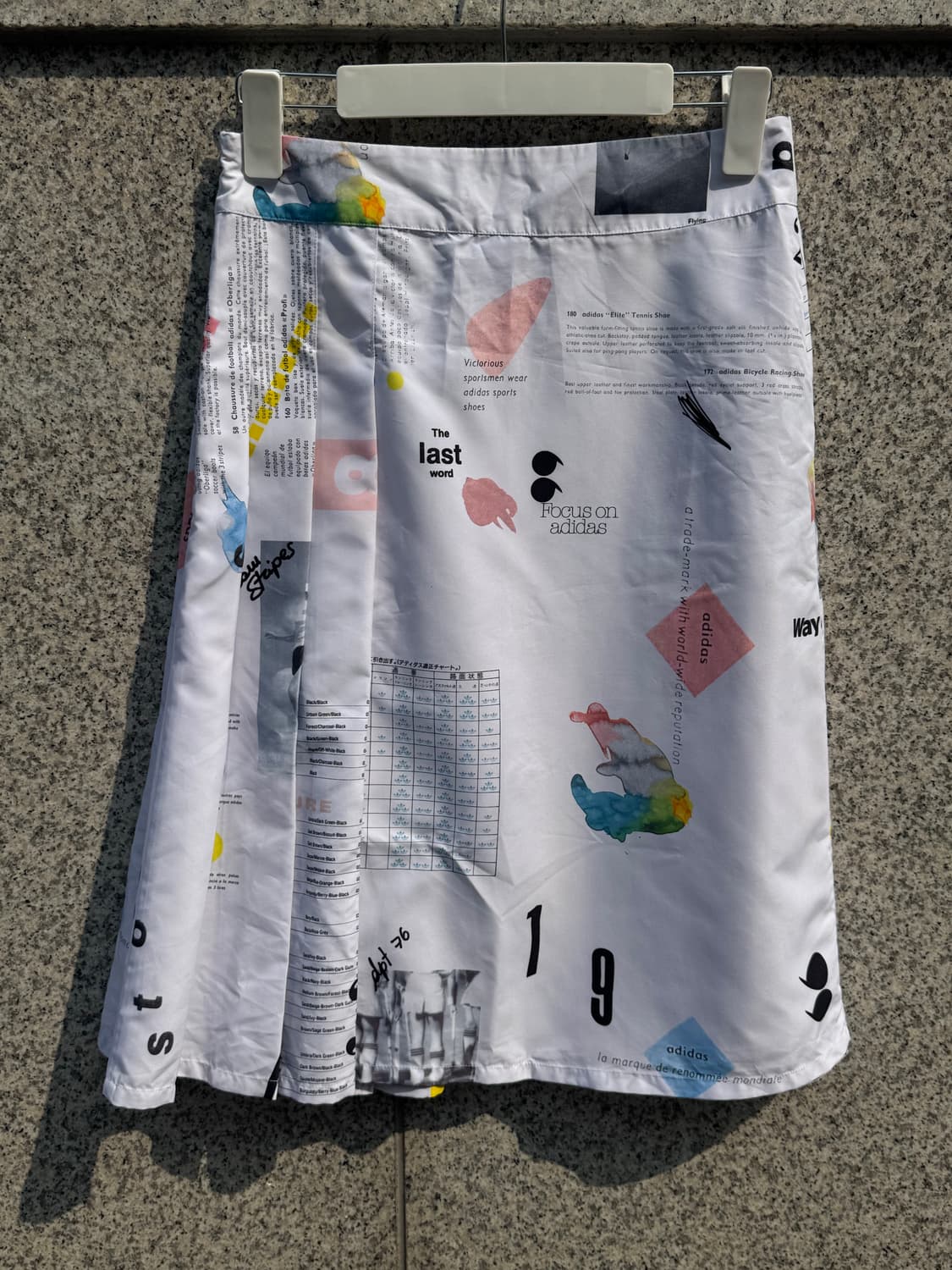 [희귀/풀드레싱] 아디다스 오리지널스 뉴스페이퍼 그래픽 스커트 상품이미지5