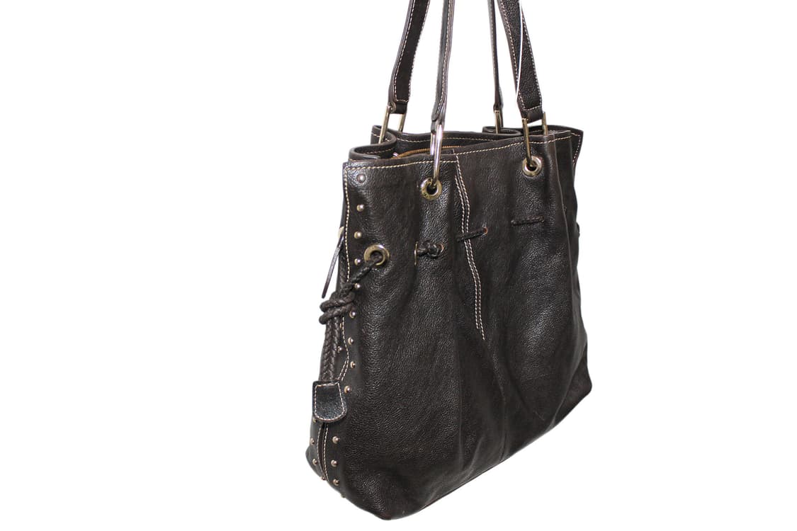 2000s 발렌시아가 토트백 브라운 상품이미지1