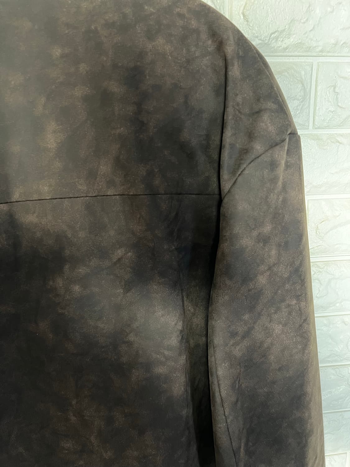 자라 워싱 페이크 레더 점퍼 L 상품이미지3