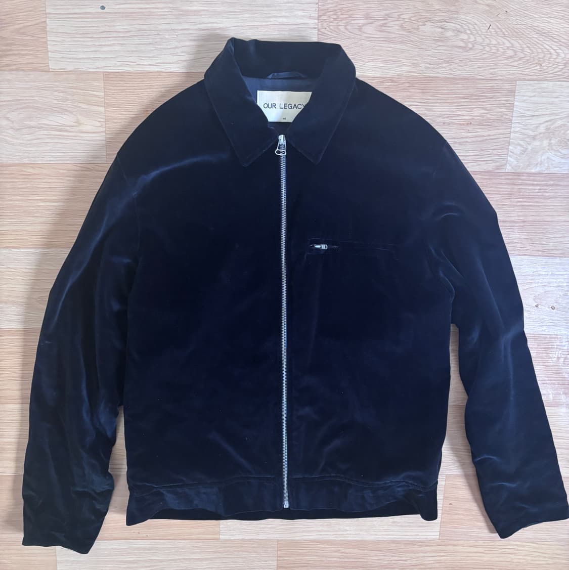 아워레가시 16FW 벨벳 블루종 자켓 46size 상품이미지2