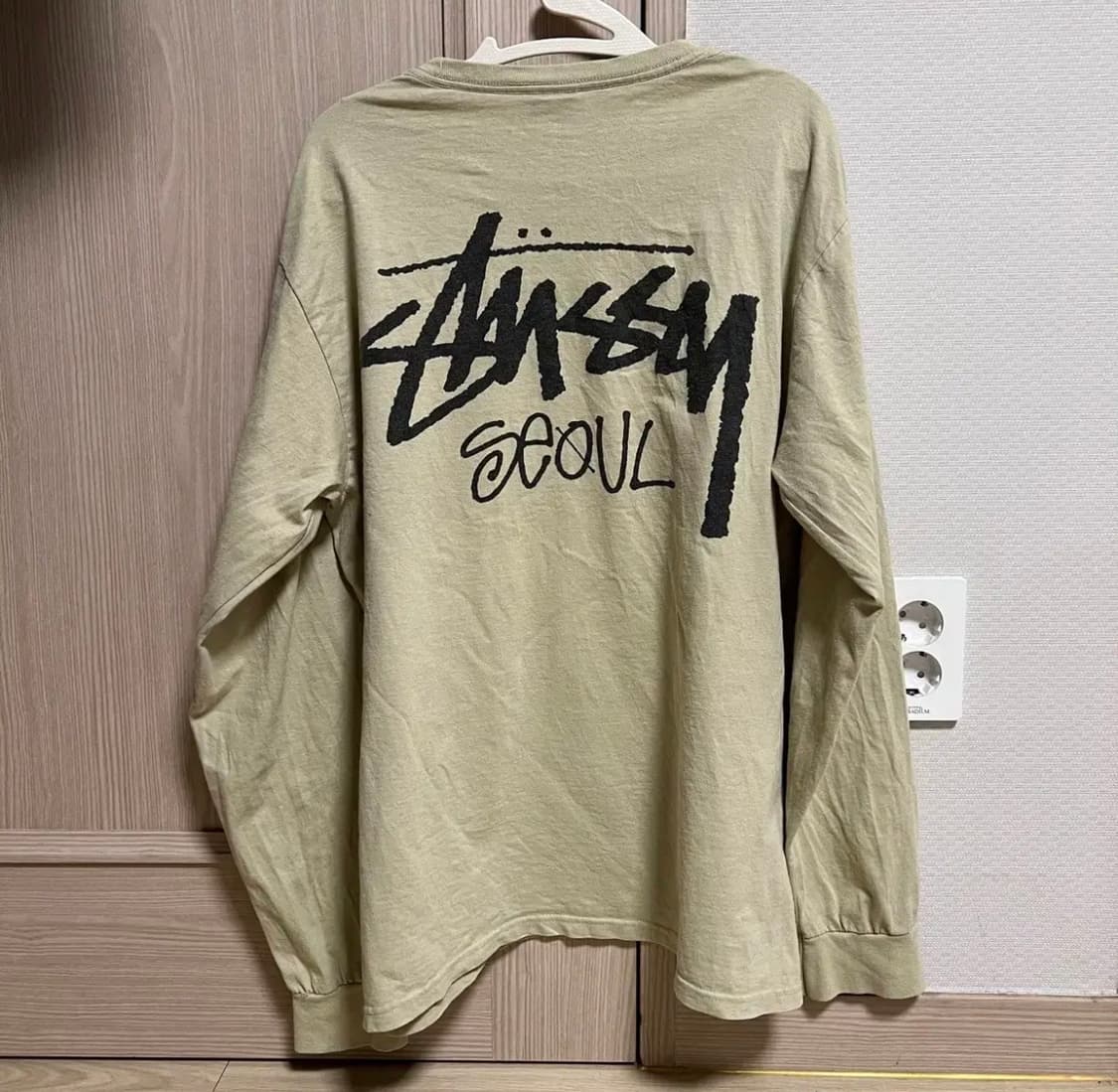 스투시 롱슬리브 카키 상품이미지3