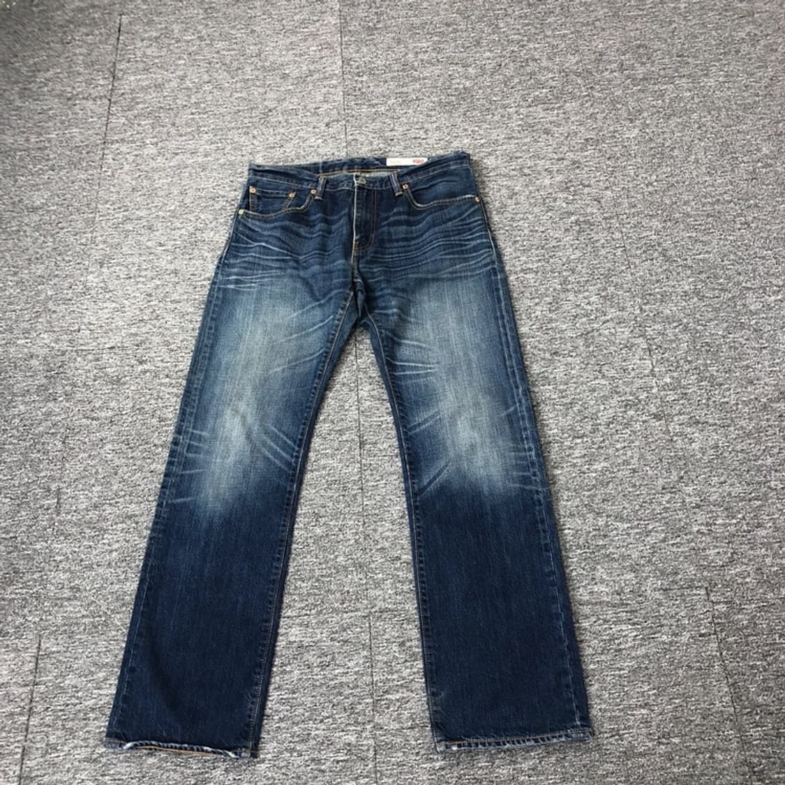리바이스 정품 502 빈티지 캣워싱 스트레이트 데님팬츠 상품이미지4