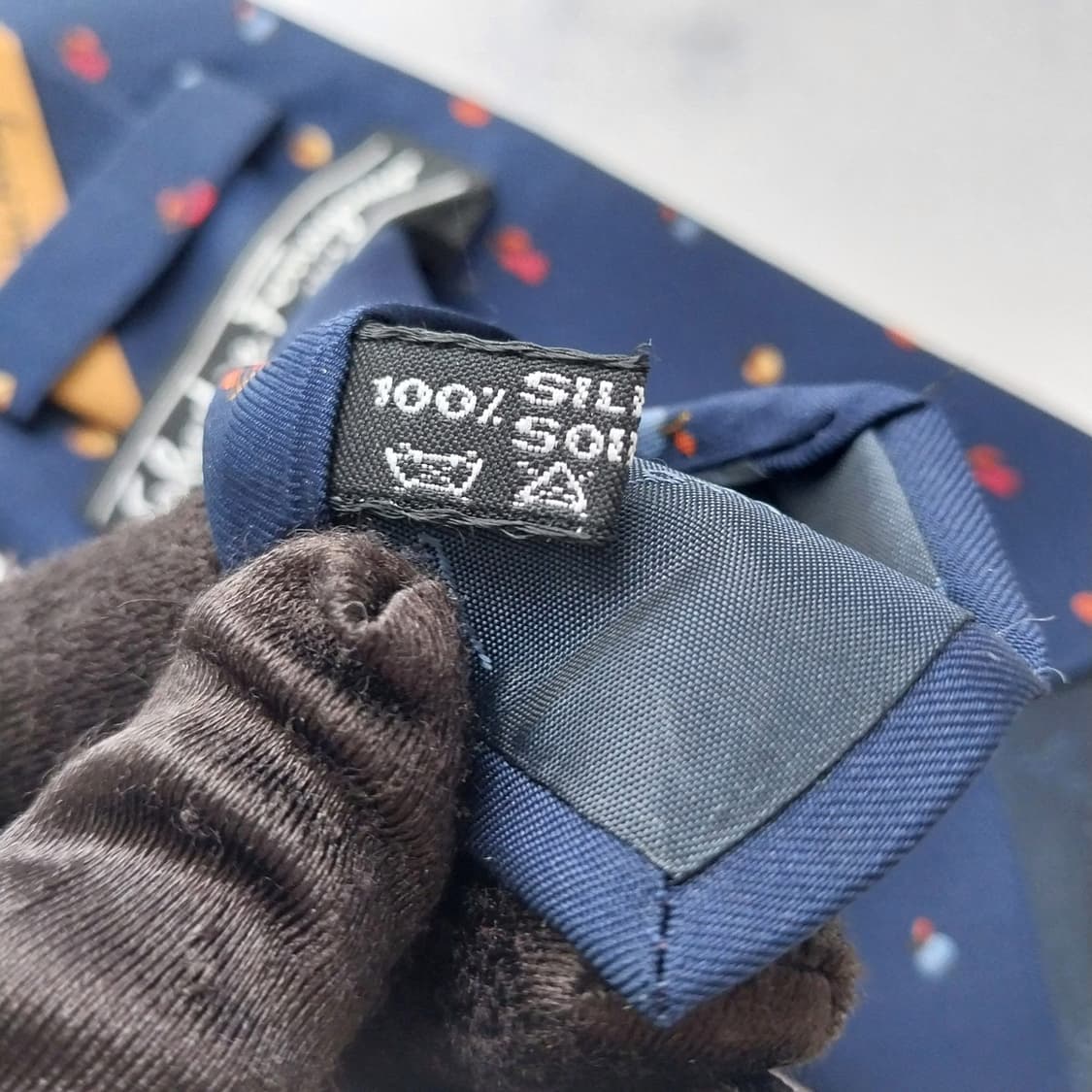 살바토레 페라가모 실크 패턴 넥타이 9.7cm A+등급 K2026 상품이미지10