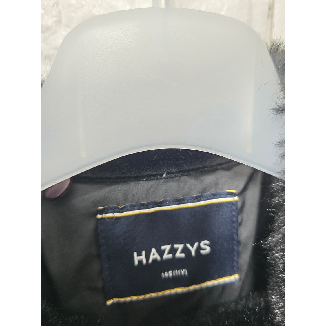 택포// 헤지스 여아 퍼카라 덕다운 패딩 145 상품이미지2